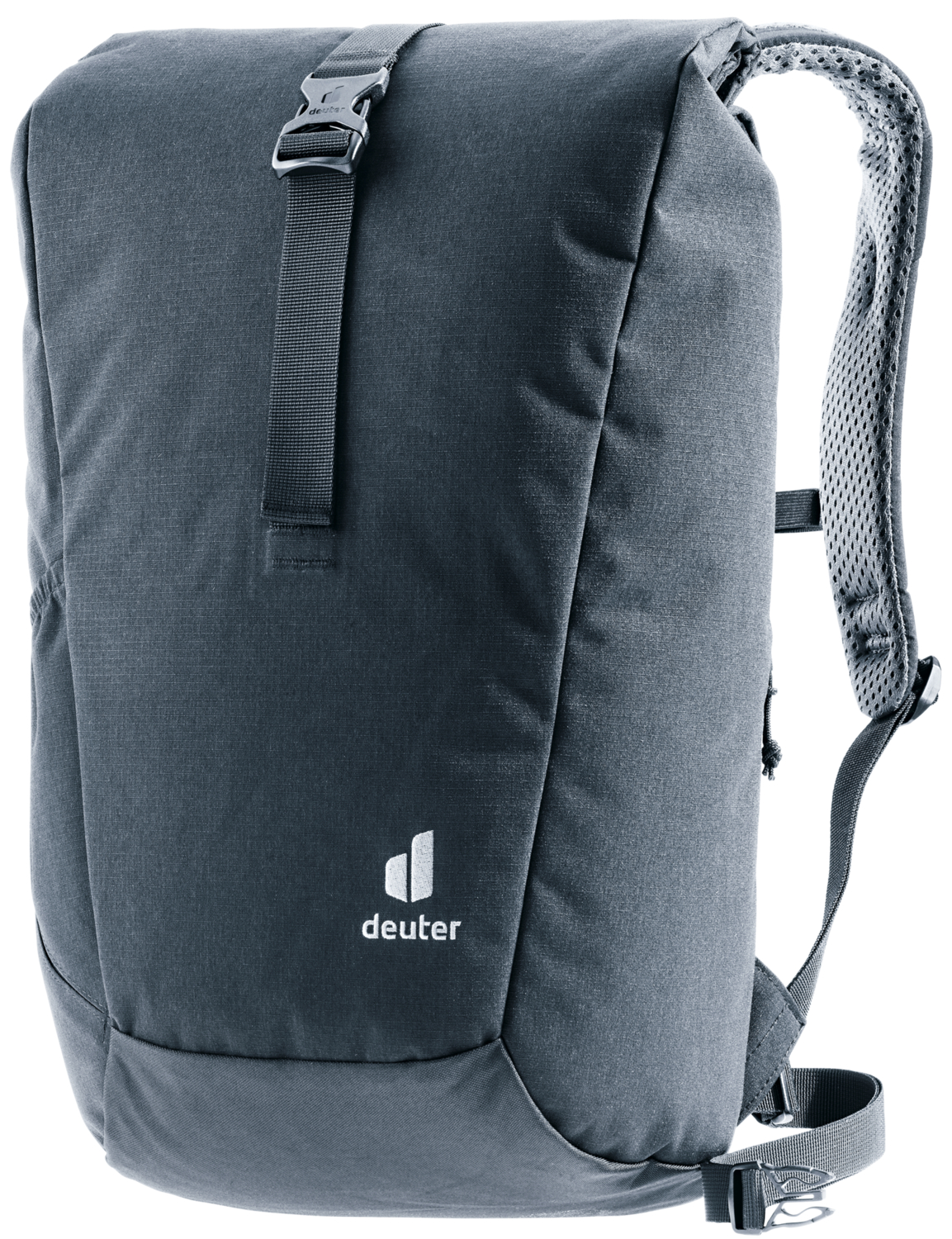 DEUTER STEPOUT 22 Lifestyle Recycled Backpack Tα ξεχωριστά χαρακτηριστικά του Stepout είναι ο αερισμός και η άνεση. Με διάτρητους, εργονομικά διαμορφωμένους ιμάντες ώμου και με μειωμένη επαφή στην πλάτη χάρη στο σύστημα Airstripes της deuter. Άνοιγμα με ρολό (με επιπλέον χώρο), μια τσέπη για κινητό τηλέφωνο στο πλάι, δίπλα στην πλάτη. Οι ελαστικές πλαϊνές τσέπες επιτρέπουν την γρήγορη πρόσβαση σε σημαντικά αντικείμενα. Στο εσωτερικό υπάρχει μια θήκη για έγγραφα, μια θήκη για φορητό υπολογιστή και μια θήκη για μπουκάλι νερού για πιο οργανωμένη συσκευασία. Ύφασμα χωρίς PFC με πιστοποίηση Green Button. Είναι κατασκευασμένο από 100% ανακυκλωμένα μπουκάλια PET (26 μπουκάλια των 0,5 λίτρων) και σύμφωνα με τα πρότυπα bluesign®.