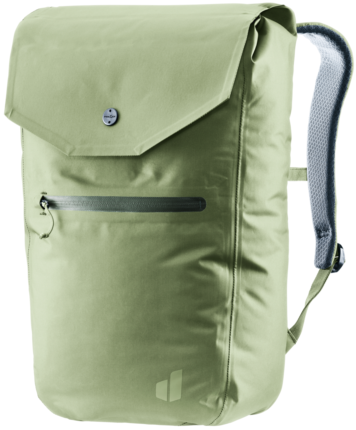 DEUTER DROUT 20 Lifestyle Recycled Backpack Αυτό το αδιάβροχο σακίδιο καθημερινής χρήσης είναι κατασκευασμένο από ανθεκτικό υλικό, με θερμοκολλημένες αδιάβροχες ραφές και φερμουάρ με επικάλυψη TPU για να προστατεύει το περιεχόμενο από τη βροχή. Αυτό το πρακτικό σακίδιο top-loader (φόρτωση από πάνω) προσφέρει απλή και ασφαλή πρόσβαση χάρη στο μαγνητικό κούμπωμα Fidlock®. Ένας ευρύχωρος κύριος χώρος και μια αφαιρούμενη μονάδα οργάνωσης προσφέρουν άφθονο χώρο για εξοπλισμό εργασίας, όπως φορητό υπολογιστή, σημειωματάρια και χαρτιά.