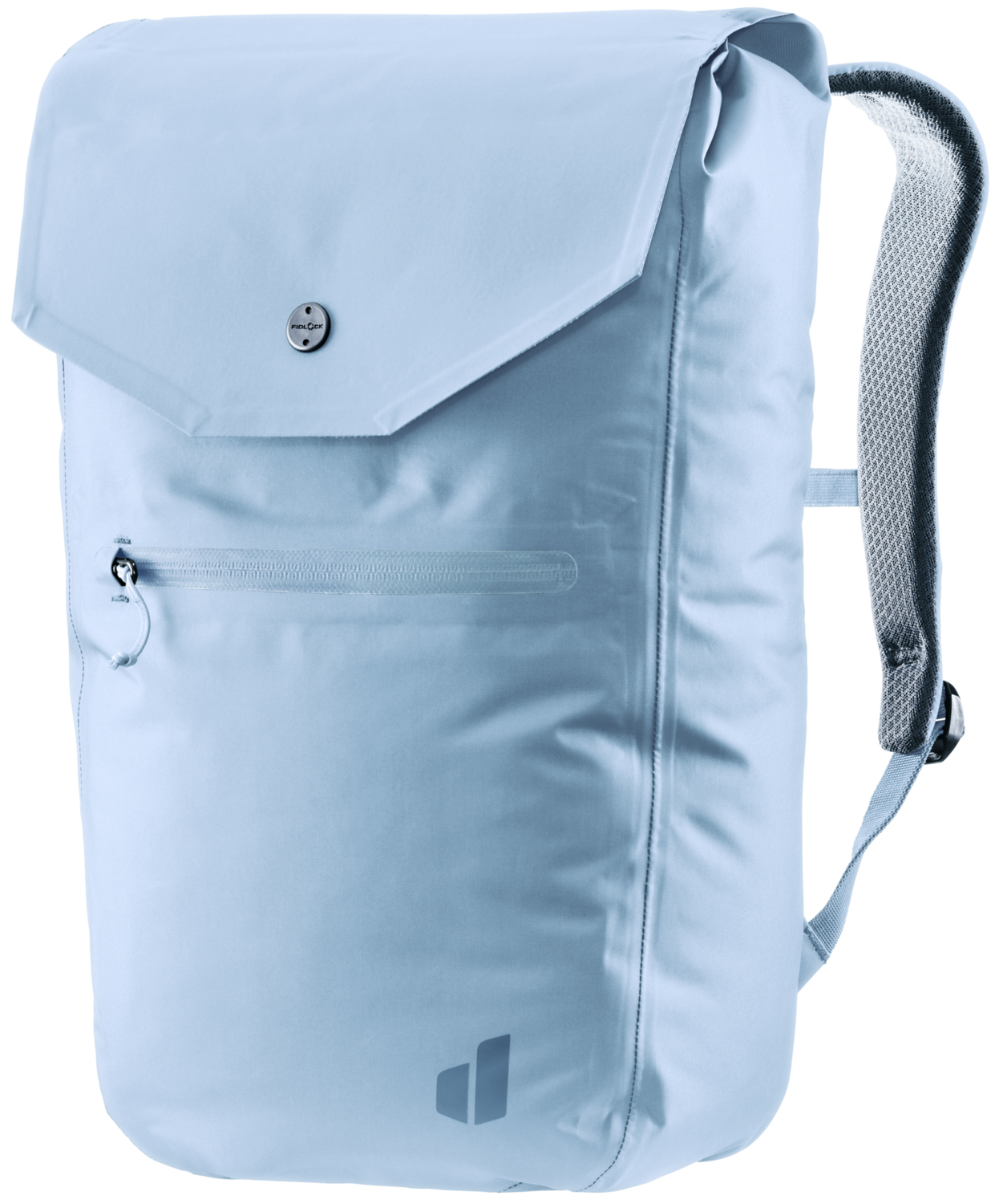 DEUTER DROUT 20 Lifestyle  Backpack Αυτό το αδιάβροχο σακίδιο καθημερινής χρήσης είναι κατασκευασμένο από ανθεκτικό υλικό, με θερμοκολλημένες αδιάβροχες ραφές και φερμουάρ με επικάλυψη TPU για να προστατεύει το περιεχόμενο από τη βροχή. Αυτό το πρακτικό σακίδιο top-loader (φόρτωση από πάνω) προσφέρει απλή και ασφαλή πρόσβαση χάρη στο μαγνητικό κούμπωμα Fidlock®. Ένας ευρύχωρος κύριος χώρος και μια αφαιρούμενη μονάδα οργάνωσης προσφέρουν άφθονο χώρο για εξοπλισμό εργασίας, όπως φορητό υπολογιστή, σημειωματάρια και χαρτιά.