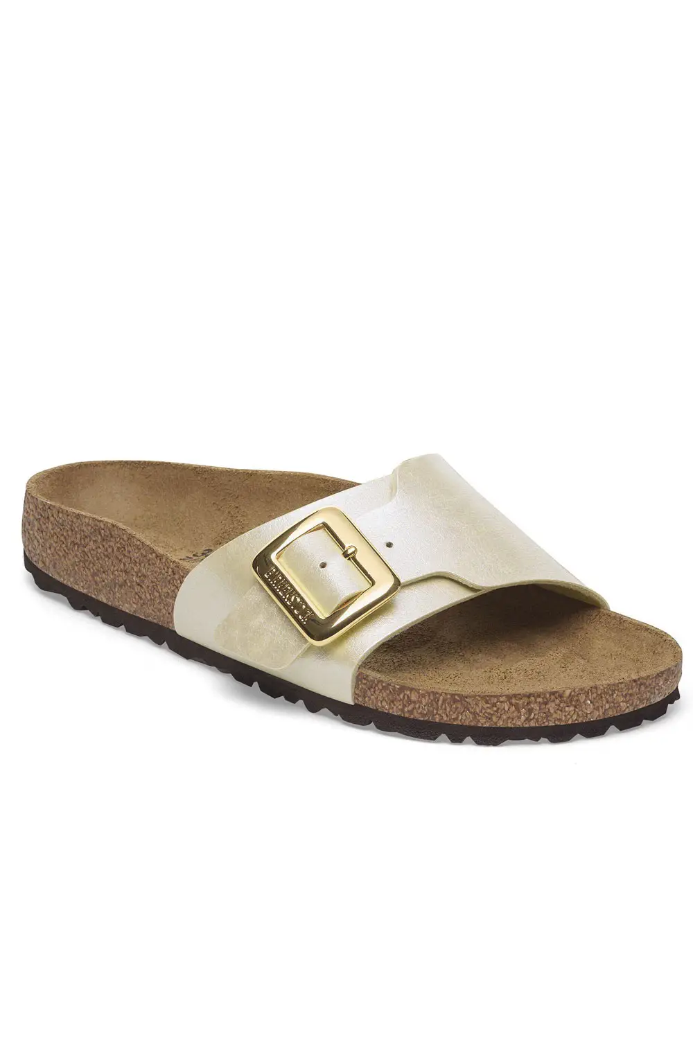 Ο σχεδιασμός του BIRKENSTOCK Catalina είναι εμπνευσμένος από το κλασικό Madrid με λουράκι και μεταλλική αγκράφα. Το ελαφρώς φαρδύτερο λουράκι προσδίδει σε αυτό το σανδάλι μια μοντέρνα και κομψή εμφάνιση. Αυτή η έκδοση σανδαλιού έχει μεταξένιο γυαλιστερό φινίρισμα. Οι λαμπερές, ελαφρώς στρογγυλεμένες αγκράφες με επένδυση είναι ιδιαίτερα εντυπωσιακές. Το πάνω μέρος είναι κατασκευασμένο από το φιλικό προς το δέρμα, ανθεκτικό συνθετικό υλικό Birko-Flor®. Ανατομικά διαμορφωμένος πάτος από φελλό-λάτεξ Επάνω μέρος: Birko-Flor® Επένδυση πάτου: δέρμα σουέντ Σόλα: EVA Λεπτομέρειες: λουράκι με ατομικά ρυθμιζόμενη μεταλλική αγκράφα Κατασκευασμένο στη Γερμανία Δωρεάν αποστολή σ όλη την Ελλάδα σε 1-3 ημέρες. Διαθέσιμο και στα φυσικά καταστήματα YELLOW BUTTON Χρεμωνίδου & Δαμάρεως 61 Παγκράτι Γρ. Αυξεντίου 122 Ιλίσια
