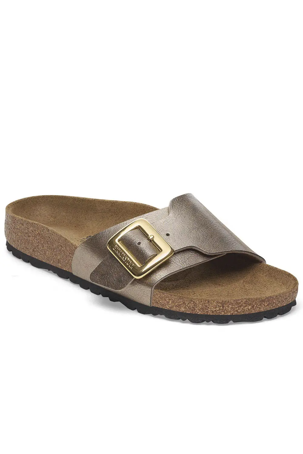 Ο σχεδιασμός του BIRKENSTOCK Catalina είναι εμπνευσμένος από το κλασικό Madrid με λουράκι και μεταλλική αγκράφα. Το ελαφρώς φαρδύτερο λουράκι προσδίδει σε αυτό το σανδάλι μια μοντέρνα και κομψή εμφάνιση. Αυτή η έκδοση σανδαλιού έχει μεταξένιο γυαλιστερό φινίρισμα. Οι λαμπερές, ελαφρώς στρογγυλεμένες αγκράφες με επένδυση είναι ιδιαίτερα εντυπωσιακές. Το πάνω μέρος είναι κατασκευασμένο από το φιλικό προς το δέρμα, ανθεκτικό συνθετικό υλικό Birko-Flor®. Ανατομικά διαμορφωμένος πάτος από φελλό-λάτεξ Επάνω μέρος: Birko-Flor® Επένδυση πάτου: δέρμα σουέντ Σόλα: EVA Λεπτομέρειες: λουράκι με ατομικά ρυθμιζόμενη μεταλλική αγκράφα Κατασκευασμένο στη Γερμανία Δωρεάν αποστολή σ όλη την Ελλάδα σε 1-3 ημέρες. Διαθέσιμο και στα φυσικά καταστήματα YELLOW BUTTON Χρεμωνίδου & Δαμάρεως 61 Παγκράτι Γρ. Αυξεντίου 122 Ιλίσια