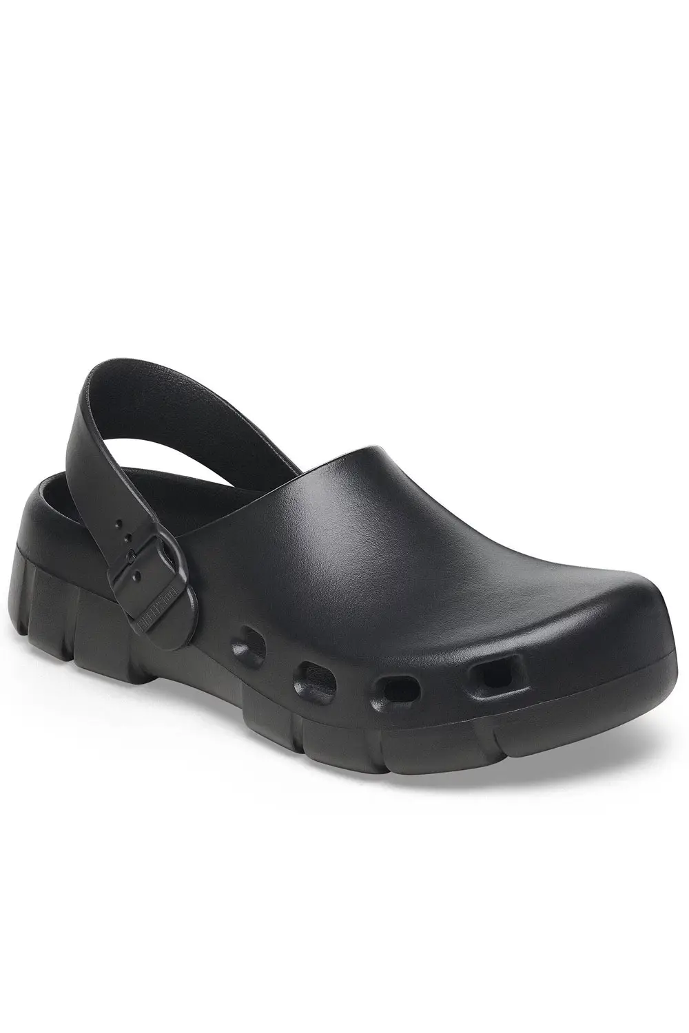 Το BIRKENSTOCK Birki Flow Eva είναι ένα ανατομικό all time classic clogs που μπορεί να φορεθεί εύκολα όλο το χρόνο. Σχεδιασμένο όπως το κλασσικό το σανδάλι από φελλό, είναι κατασκευασμένο από το εξαιρετικά ελαφρύ και εξαιρετικά εύκαμπτο συνθετικό υλικό EVA. Το υψηλής ποιότητας, ουδέτερο σε οσμή EVA έχει δοκιμαστεί για επιβλαβείς ουσίες και συνδυάζει πολλά θετικά χαρακτηριστικά: είναι εξαιρετικά μοντέρνο, ελαφρύ, εξαιρετικά ελαστικό, αδιάβροχο και φιλικό προς το δέρμα. Ανατομικά διαμορφωμένος πάτος BIRKENSTOCK από EVA. Με διάτρητο σχέδιο για την εισαγωγή αέρα στο πόδι. Επάνω μέρος: EVA Επένδυση πάτου: EVA Σόλα: EVA Λεπτομέρειες: αδιάβροχος, πλενόμενος, εξαιρετικά ελαφρύς Κατασκευασμένο στη Γερμανία Δωρεάν αποστολή σε όλη την Ελλάδα σε 1-3 ημέρες. Διαθέσιμο επίσης στα φυσικά μας κατα